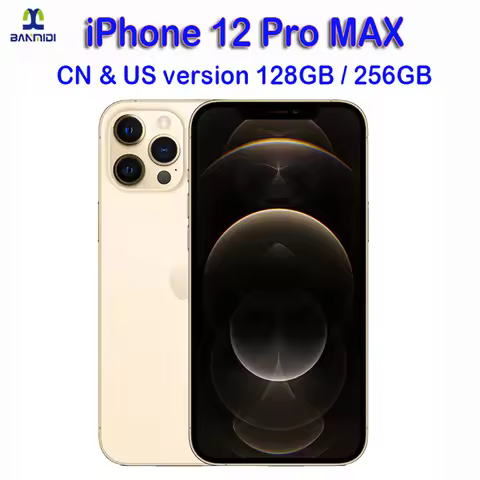 Genuine Apple iPhone 12 Pro Max 128/256GB Smartphone ROM 6GB RAM Original 6.7" Retina OLED A14 Face 