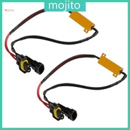 Mojito 2 x H8 H11 LED Headlight Load Resistor Flicker Decoders Warning Canceler Harness