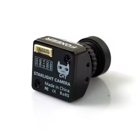 Foxeer CAT4 Mini Cat / Micro Cat 4 1200TVL Starlight 0.00001Lux FPV Camera Low Latency Low Noise FPV