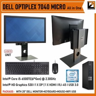 DELL OPTIPLEX 7040 / 3280 / 3070 / 3050 Intel Core i5 (8th/9th/12th) GEN  Upto 32GB RAM 1TB SSD WIN 