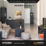 KitchenZ Paisley Akara Series Solid Board Living room design TV Cabinet Shoe Rack Coffee Table Side 