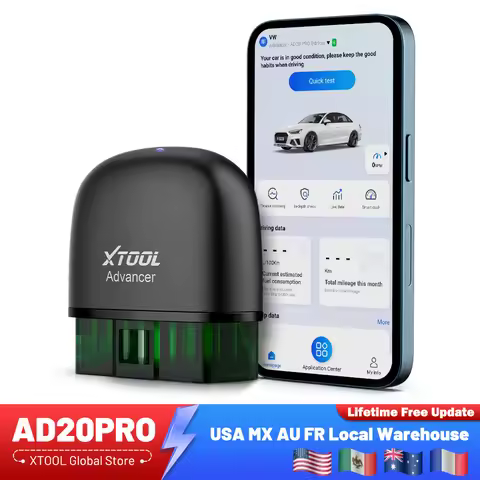 XTOOL Advancer AD20Pro OBD2 Diagnostic Tool Bluetooth 5.0 OBD2 Scanner All System Diagnosis Lifetime