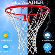 Outdoor Basketball Net, (7.8 OZ)12 Circle Professional Heavy Basketball Net Replacement, All-Weather