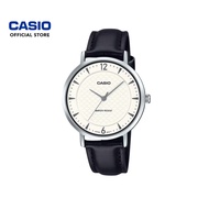 Casio General LTP-VT04L-7A2 Black Leather Band Women Watch