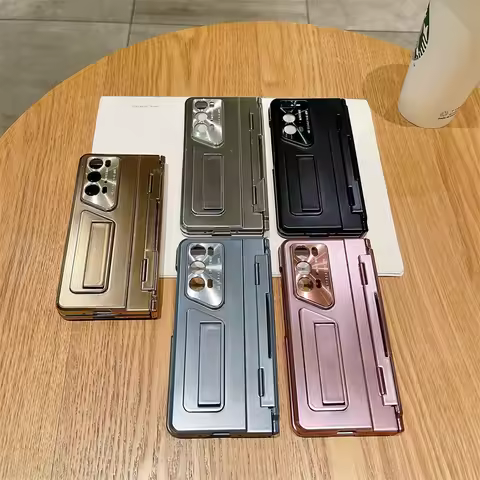 For Honor Magic V2 V2 RSR Plated Armor Phone Case Flat Hinge Full Package Cover Come with Glass Fron