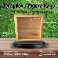 [20x20/3.5] Scrapbox 3D wooden picture Frame/ DIY Frame/ GLASS Frame/