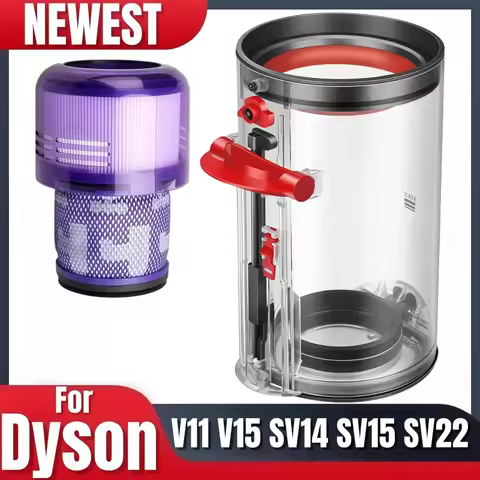 V11 V15 Vacuum Filter Dust Bin Canister Replacement Parts for Dyson V11 V15 SV14 SV15 SV22 Vacuum Cl