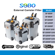 SOBO External Canister Filter / UV with Aquarium Pump SF-650F / SF-850F / SF-1000F /SF-1200F/ SF-150