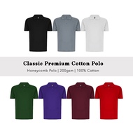 Men Classic Premium Cotton Honeycomb Polo 200gsm Pg 2