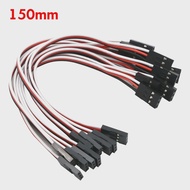 10pcs 100mm 150MM 200MM 300MM 500MM Servo extension cord Male to Male for JR Plug Servo Extension Le