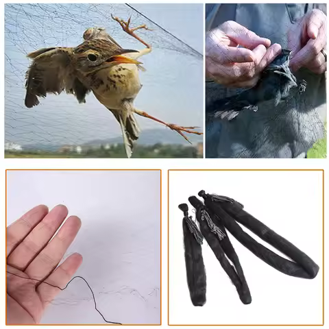 Anti-Bird Nylon Net Orchard Airport Anti Bird Trap Crops Fruit Tree Flower Garden Protective Mesh Pe