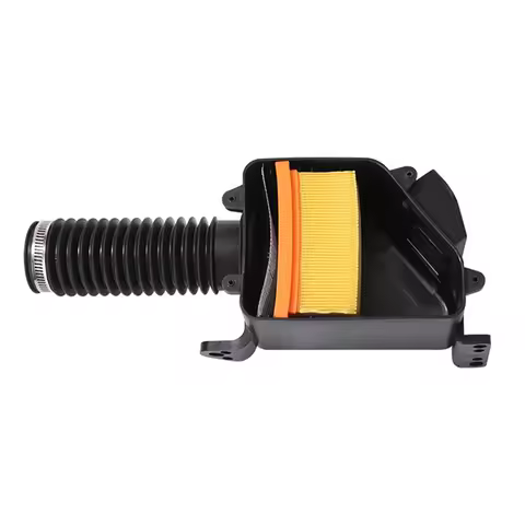 #398A ATV Air Filter Box Intake Cleaner Compatible with GY6 150cc Engine (Black)