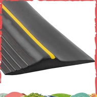 Universal Garage Door Bottom Threshold Seal Strip Weatherproof Rubber (10Ft, Black)