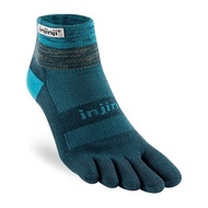 INJINJI TRAIL MW MiniCrew MIDNIGHT Split-Toe Running Socks Mint Color