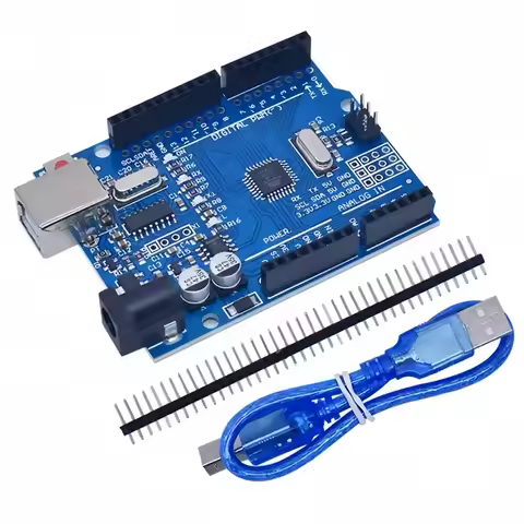 UNO R3 ATMEGA16U2 CH340G+MEGA328P SMD Chip 16Mhz For Arduino UNO R3 Official ATEGA328P Development b