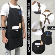 Barista Cafe Barbershop Apron - Cooking Apron - Apron - Black