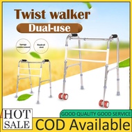 Adult Walker Walker For Adult Walker For Elderly Medical Supplies And Equipment Walker With Chair For Adult Elderly Equipment Adult Walker With Chair Thickened Stainless Steel Foldable Rehabilitation Training Walker With Wheels