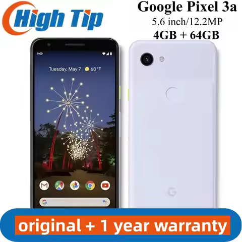 Original Unlocked Google Pixel 3a Pixel3a Mobile Phone 5.6" 4GB RAM 64GB ROM Octa Core NFC Snapdrago