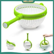 [HellerySG] Household Fruit Dryer Drainer Multifunctional Manual Vegetable Washer and Dryer for Cabbage Lettuce Vegetables Fruit Spinach