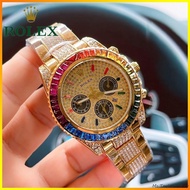 ROLEX Men's Watch Ditoona Series Temperament Fashion Steel Band Classic Luxury Casual Multifunctiona