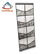 Vertical Brochure Stand Grid Brochure Display Stand Portable Brochure Stand for Trade Shows and Reta