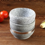 Free Shipping Stone Bowl Cooking Stone Pot Bibimbap Anti-Cracking High Temperature Tableware Korean 