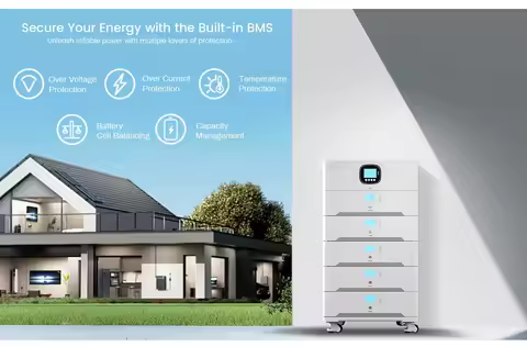 LP LP-PD-512100 51.2V 5KWh 10KWh LiFePO4 Lithium Ion Stackable All-in-One Home Solar Energy Storage 