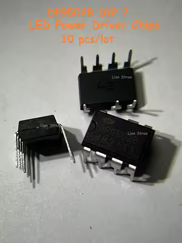 30pcs-200pcs/lot DP9502B DIP7 Non-isolated Buck Power Switch LED Lighting Driver Chip