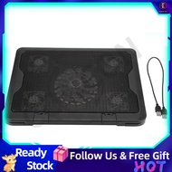 Concon Laptop Cooling Pad  Practical Portable Ultra-Slim Silent Non-Slip USB Powered With 5 LED Fans for Notebook Stand