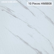10 Pieces - 60cm x 60cm Self-Adhesive Vinyl Flooring - Marble Floor Stickers