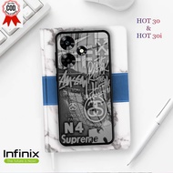 INFINIX HOT 30 & 30i Glass Softcase - INFINIX HOT 30 & 30i Mobile Phone Case [T69]