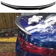 For Alfa Romeo Giulia Spoiler Carbon Fiber Rear Trunk Spoiler Gloss Black Finish Quadrifoglio Verde 