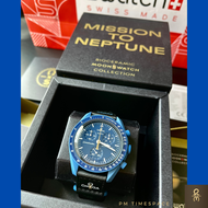 นาฬิกา OMEGA x swatch รุ่น Mission to Neptune Gold ของแท้ (Rare, Limited edition)