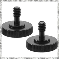 [I O J E] Thumb Screw Camera Quick Release 1/4 inch Thumbscrew L Bracket Screw Mount Adapter Bottom 