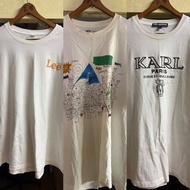Karl Lagerfeld / Uniqlo / 仿Lee T恤 套裝（3件賣）