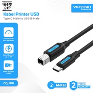 VENTION CQUBH Type C 2.0 Male to USB B Male Printer Cable 2 Meter Cable For Scanner Print Scanner Ty