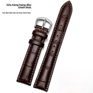 Woalmorn | Dây đeo đồng hồ da thật đa màu sắc cho nam và nữ tương thích với Tissot Longines Mido Ros