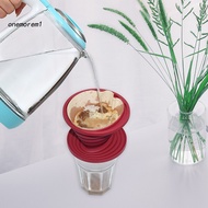 ONEM Portable Filter Paper Foldable Coffee Dripper Portable Collapsible Coffee Dripper Silicone Filter Holder Bpa Free Heat-resistant Funnel for Southeast Asian Coffee Lovers