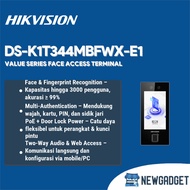 HIKVISION DS-K1T344MWX-E1 VALUE SERIES FACE ACCESS TERMINAL WITH 4.5" LCD, 2MP CAMERA & MULTI-AUTHEN