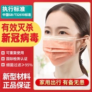 ✢Copper oxide ion new crown inactivated mask nano copper anti-new crown non-medical pink fashion wom