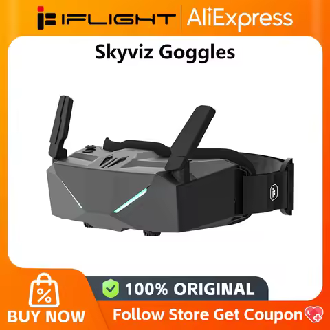 iFlight Skyviz Goggles Integrated FPV Analog Goggles Micro-OLED 100Hz with Race/Freestyle FOV Modes