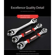 52 in 1 Multi-Function Socket Universal Wrench Universal Torx Bone Universal Rotating Multi-Head Rep