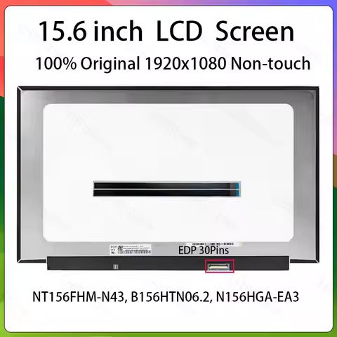 15.6 Inch Laptop LCD Screen NT156FHM-N43 B156HTN06.2 N156HGA-EA3 Display Matrix Panel Replacement 19