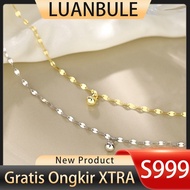 LUANBULE Silver Anklet S999 Women New Style Jewelry