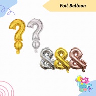 Foil Balloon Question Mark / Foil Balloon Amperesan / Foil Balloon Question Mark / Foil Balloon "DAN