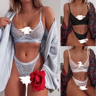 Women Sexy Lingerie 2 Piece Set Lace Garter Honeymoon Lingerie