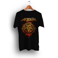 Kaos Music Band Metal Anthrax - Rock Band Metal Anthrax 2