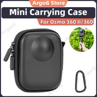 ArgoG Mini Carrying Case for DJI Osmo 360 II/360 Protective Storage Bag with Carabiner Clip Osmo 360