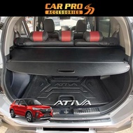Hc Cargo Perodua ATIVA Leather Retractable Trunk Tonneau Cover Rear Cargo Boot Shade Accessories