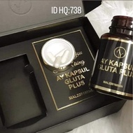 🔥AY GLUTA PLUS AY CAPSULE ORIGINAL HQ🔥 READY STOK🔥AY PACK BARU